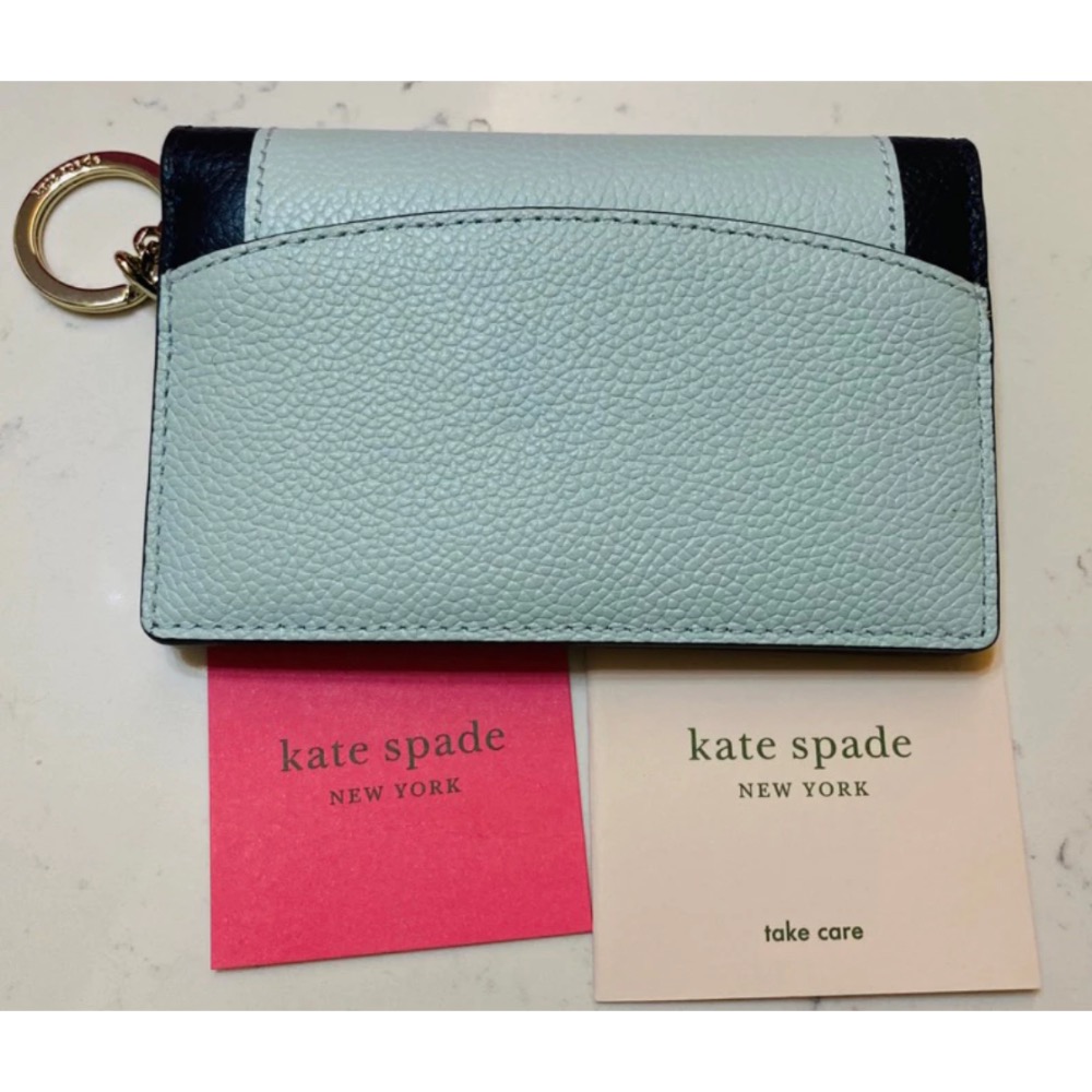 kate spade 鑰匙 對開 卡 短夾-細節圖2