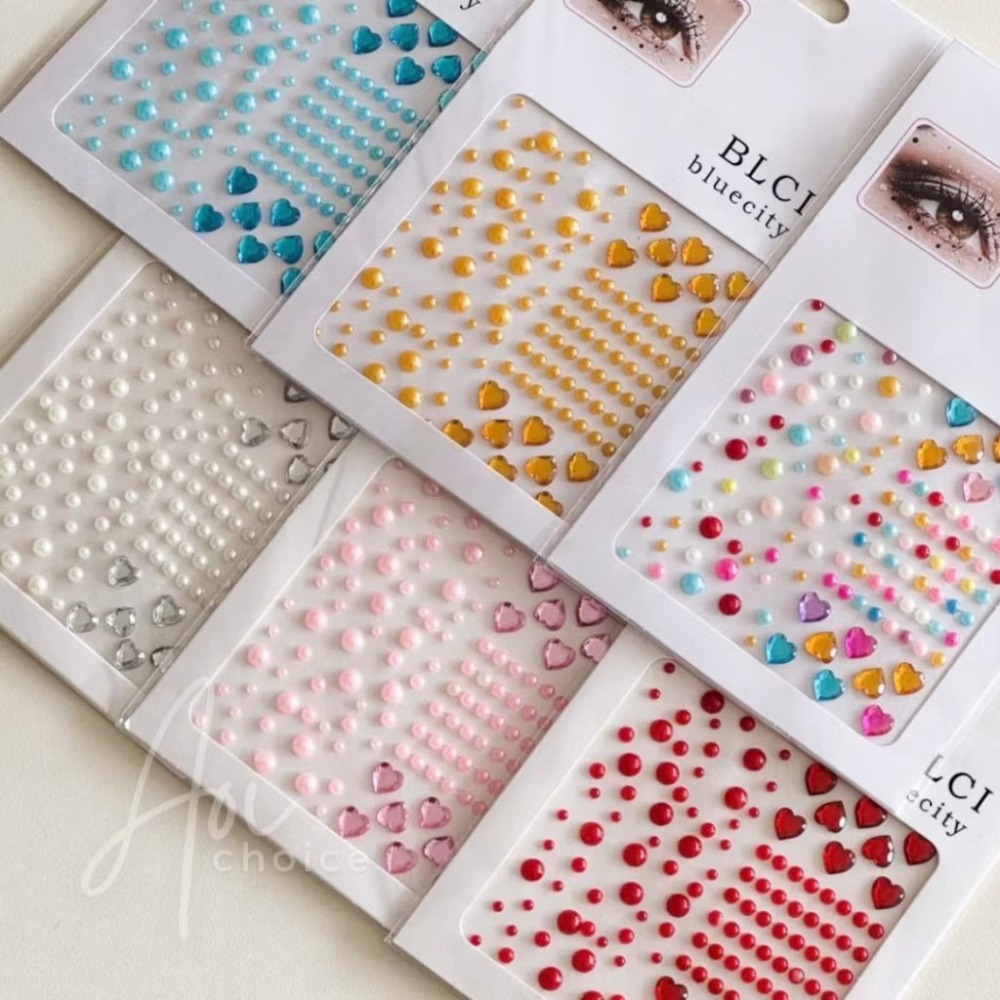 (台北現貨快出)水鑽貼紙 鑽石貼 鑽石貼紙 貼紙 貼鑽 臉部貼紙 愛心貼紙 水鑽貼 鑽貼 珍珠貼紙 臉貼 耳環貼紙 妝容-細節圖8