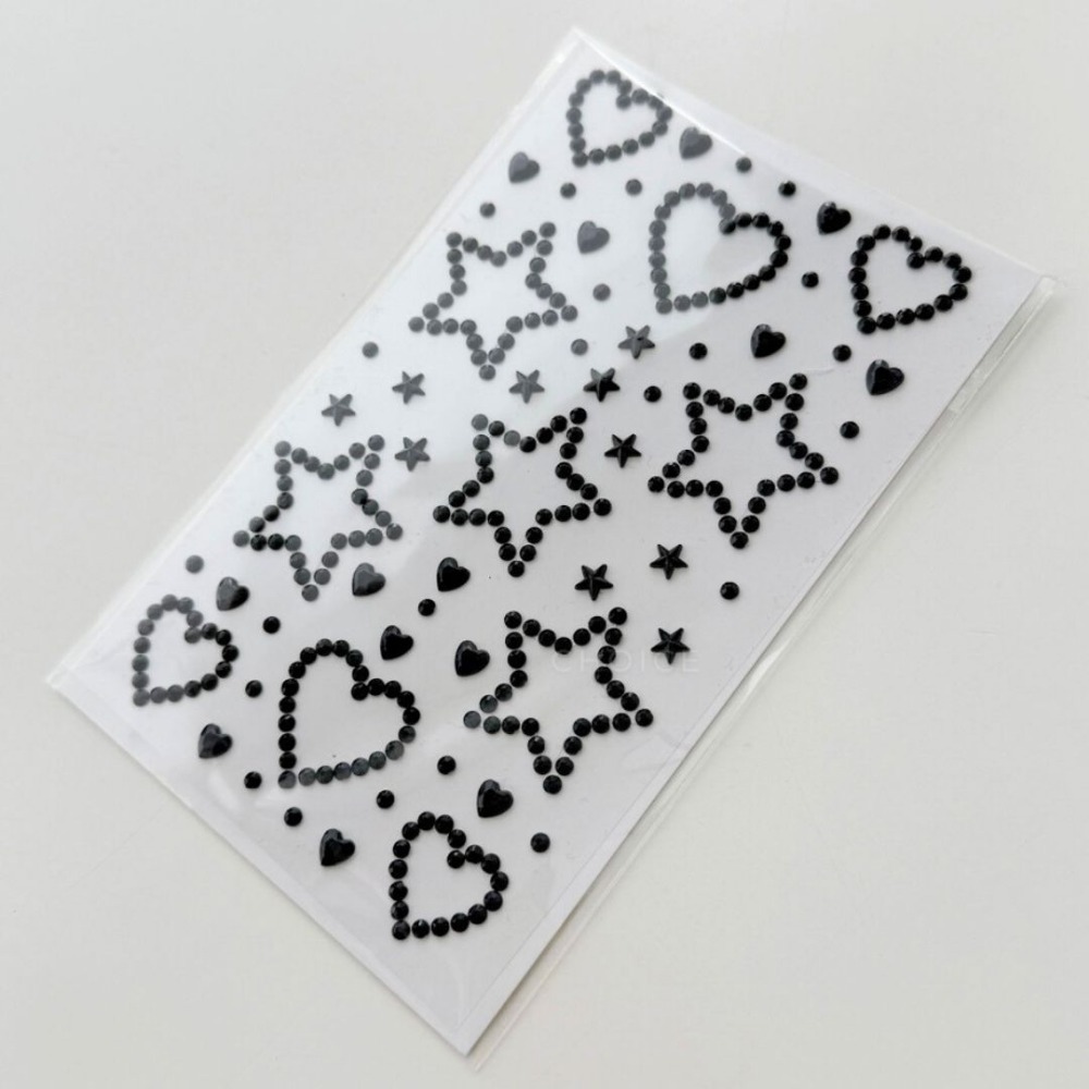 (台北現貨快出)水鑽貼紙 鑽石貼 鑽石貼紙 貼紙 貼鑽 臉部貼紙 愛心貼紙 水鑽貼 鑽貼 珍珠貼紙 臉貼 耳環貼紙 妝容-規格圖11