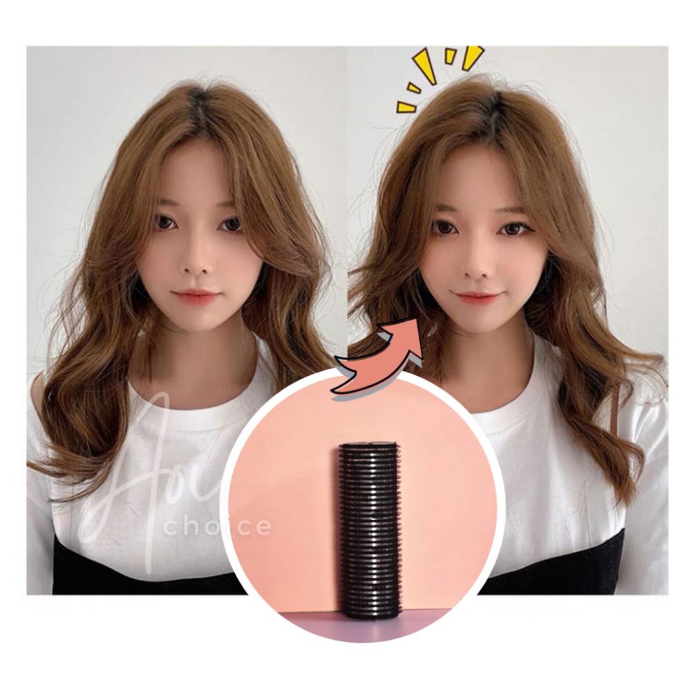[台灣現貨] 瀏海髮捲 髮捲 瀏海夾 大髮捲 50mm 韓國髮捲 八字瀏海 瀏海捲 瀏海貼 現貨 瀏海 夾長髮捲 造型-規格圖9