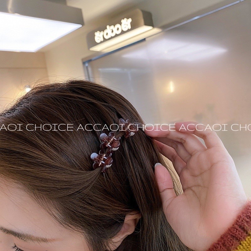 [台灣現貨] 瀏海夾 小髮夾 小抓夾 髮夾 瀏海髮夾 編髮 透明 側邊 可愛 韓國 瀏海 抓夾 迷你 小 邊夾 髮飾-細節圖3