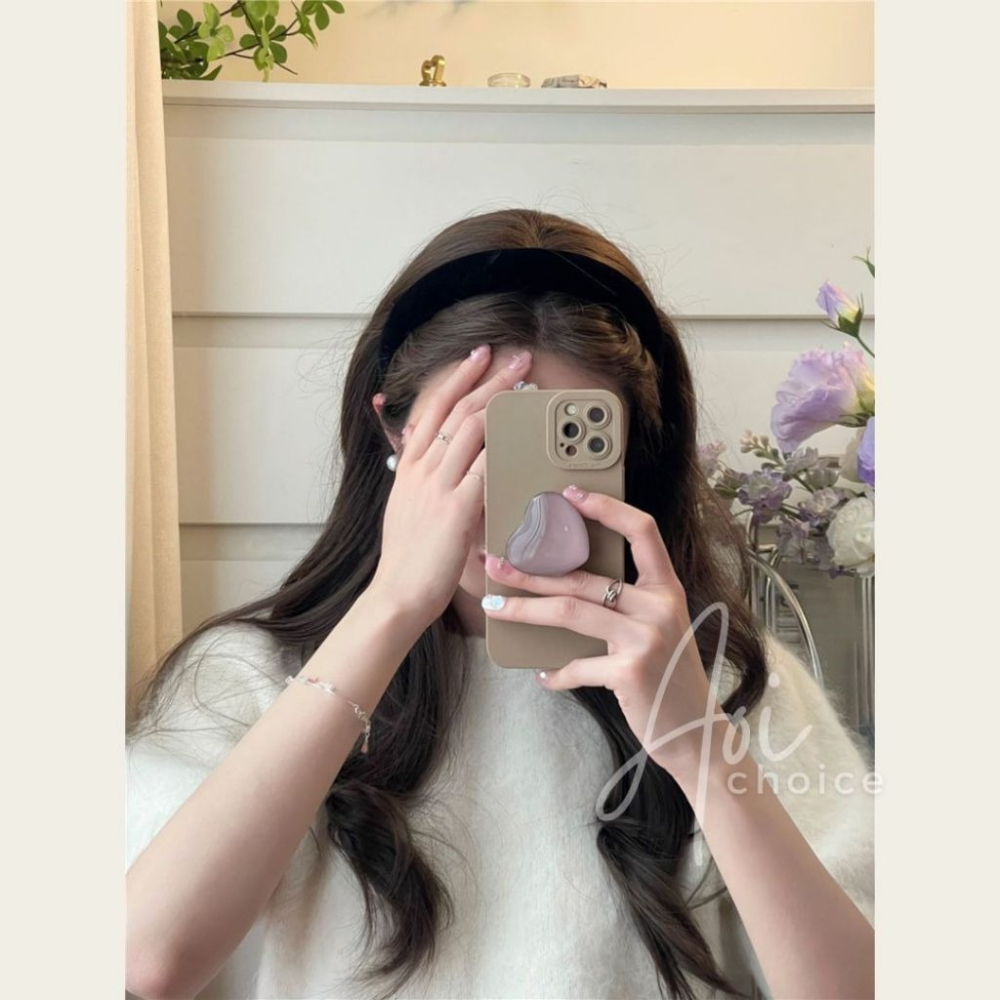 [台灣現貨] 髮箍韓國 寬版髮箍 髮箍 韓國髮箍 黑色髮箍 寬髮箍 髮窟 厚髮箍 紅色髮箍 髮箍可愛 韓式 絨布 高顱頂-細節圖5