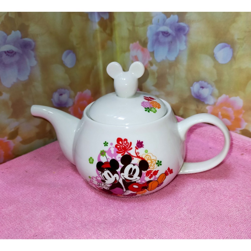 迪士尼 正版 Disney 米奇 一壺五杯 茶具組 茶壺杯具組 禮盒-細節圖3