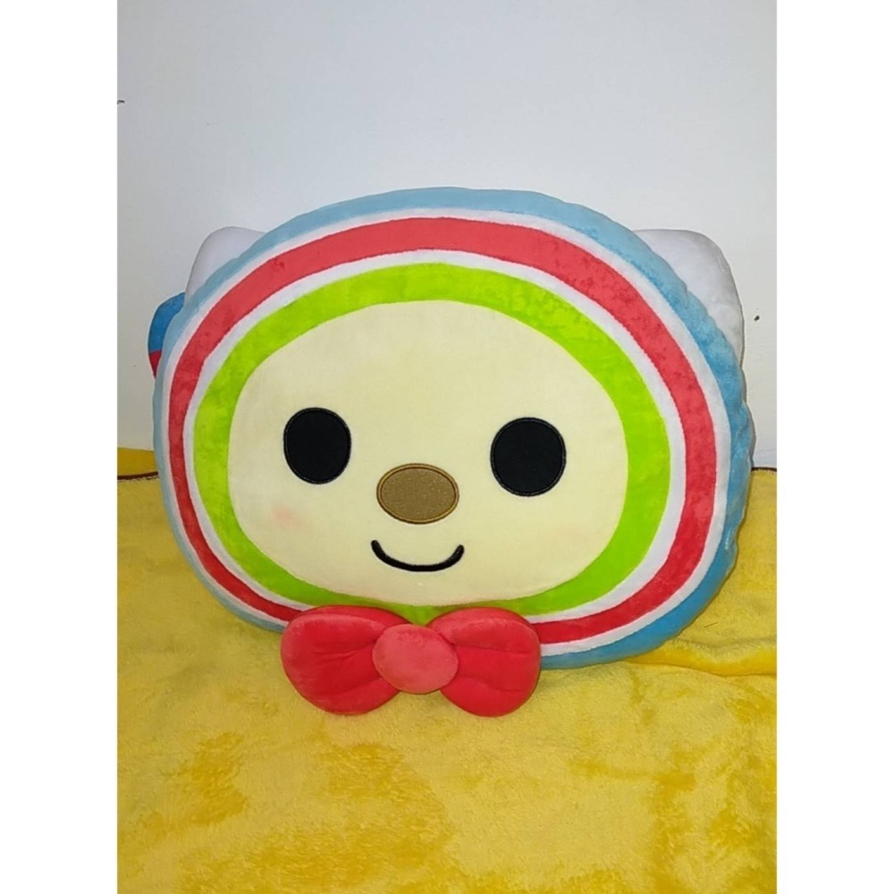 7-11 全新限量 HELLO KITTY X OPEN小將 聯名款 雙面造型抱枕 抱枕 造型枕-細節圖2