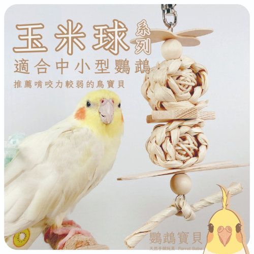 鸚鵡玩具 台灣製 天然啃咬玩具 鸚鵡用品 鳥玩具 鸚鵡啃咬串 橫斑 虎皮 小鸚 太平洋 玄鳳 小凱克 小和尚