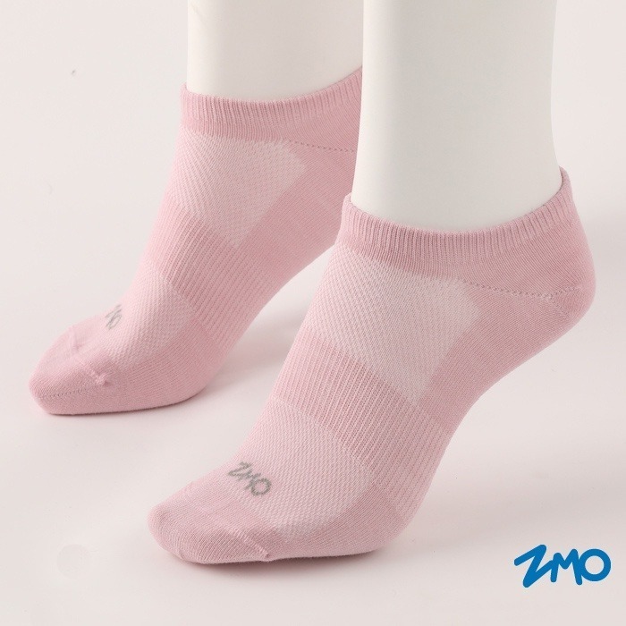 ZMO台文 中性羊毛混紡機能船型襪 淺粉色/淺綠色/軍綠色/中藍色/深藍色 AS746 【桃園嚴選】-細節圖2