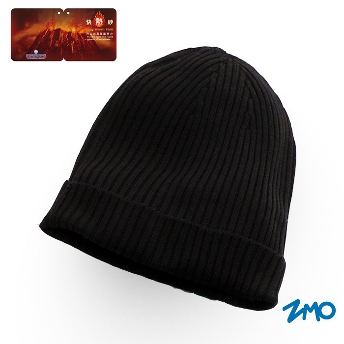 ZMO台文 中性快熱紗透氣保暖帽 黑色 OW646 【桃園嚴選】-細節圖2