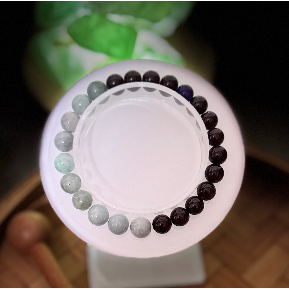 富裕翡翠紅石榴石紫水晶-細節圖4