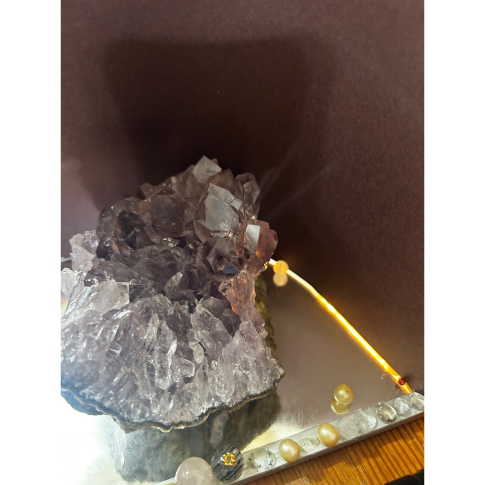 大牙原礦紫水晶簇-細節圖3