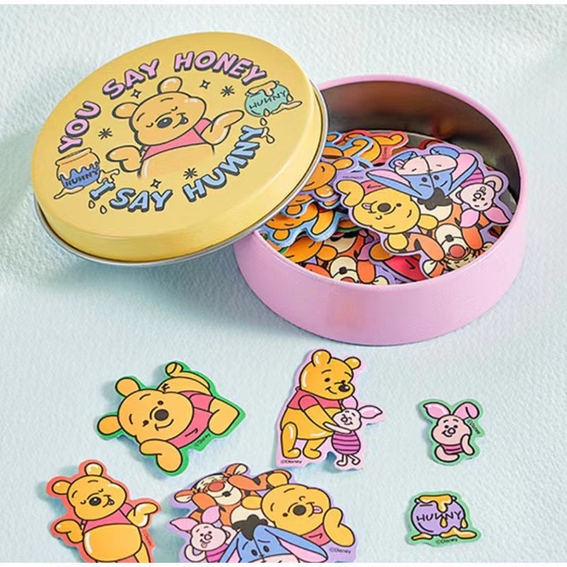 𝐁𝐞𝐧𝐢𝐫現貨｜韓國🇰🇷大創｜迪士尼 貼紙 捲捲貼 維尼熊 奇奇蒂蒂 公主系列 禮物 生活百貨 文具 韓國DAISO-細節圖5