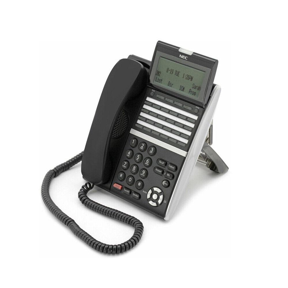 22【無名】 NEC IP電話 DT830系列 ITZ-24D 12鍵顯示型IP話機 黑色 SV9000 DT800