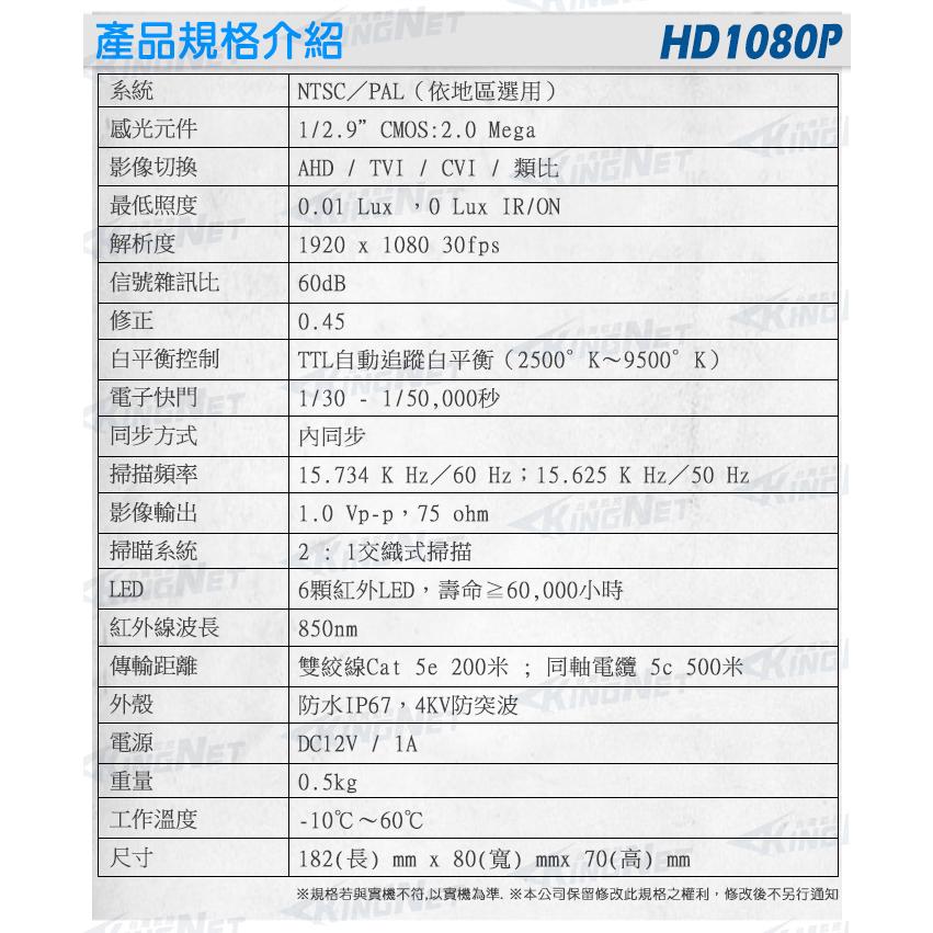 P【無名】聲寶 SAMPO 遠端監控 4路監控主機 + 4支200萬 1080P鏡頭 同軸 聲音 套餐 手機遠端 台製-細節圖9