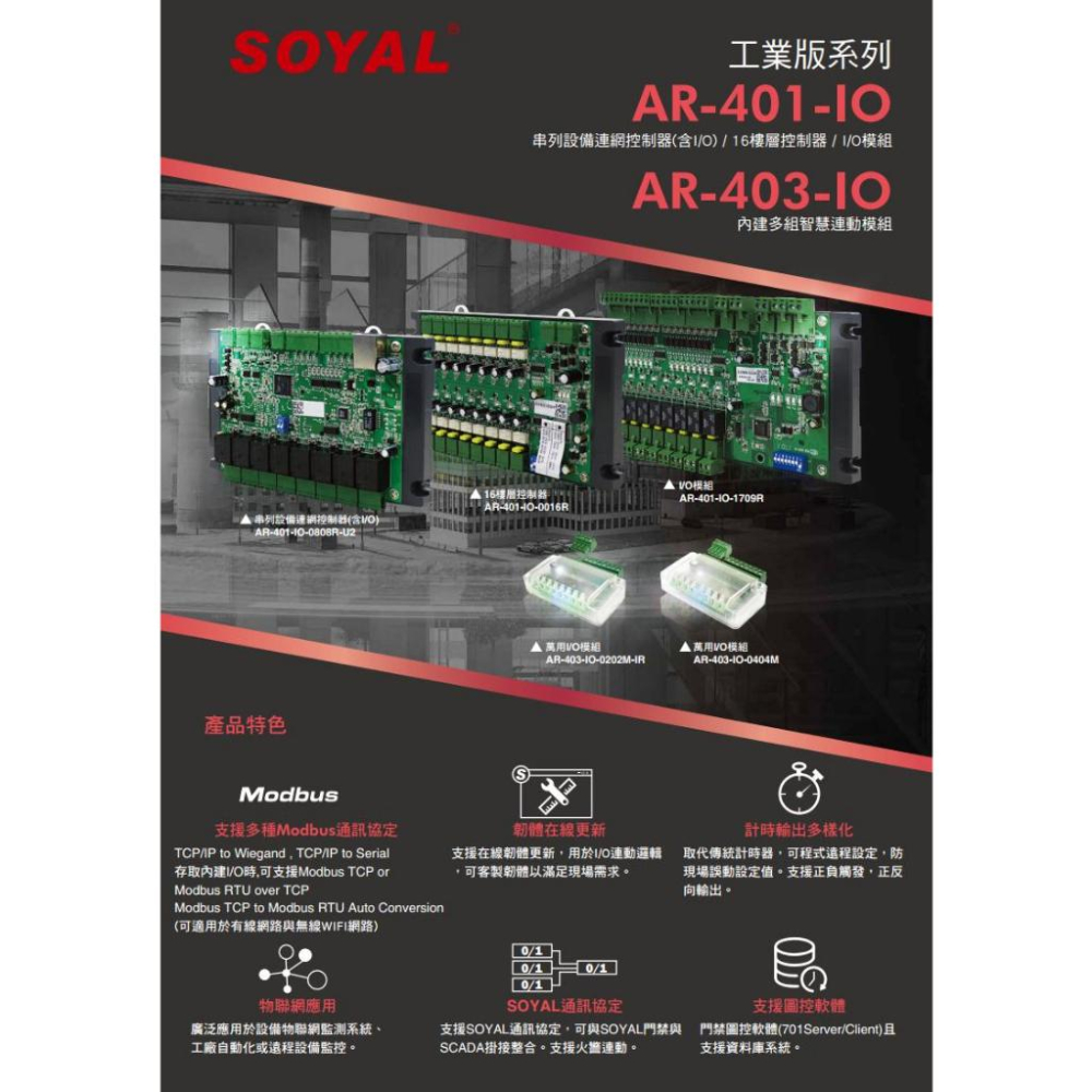 33無名-SOYAL AR-403-IO-0404P 隔離型萬用I/O模組 4組數位輸入輸出-細節圖3