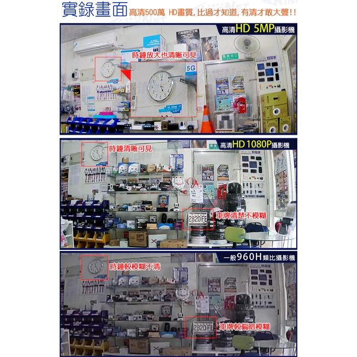 C無名-監視器 台製 500萬 聲音槍型攝影機 AHD TVI 夜視防水 戶外 內建麥克風 同軸音頻 收音 5MP-細節圖4
