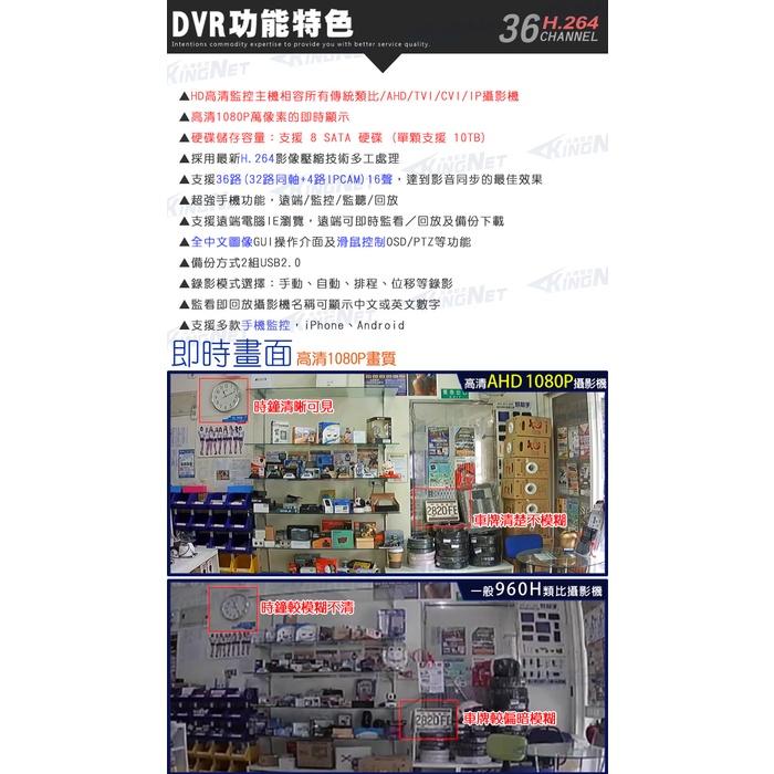 N無名-監視器 AVTECH 32路主機 社區主機 AHD 1080P 網路監控 手機遠端 支援傳統類比-細節圖5