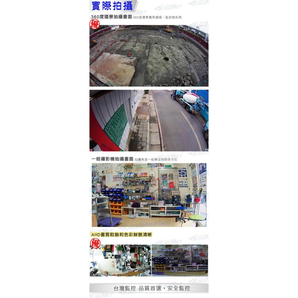 C【無名】監視器 5MP 500萬 紅外線 360度 槍型 無死角 大廣角 全景攝影機 AHD SONY 含稅-細節圖6