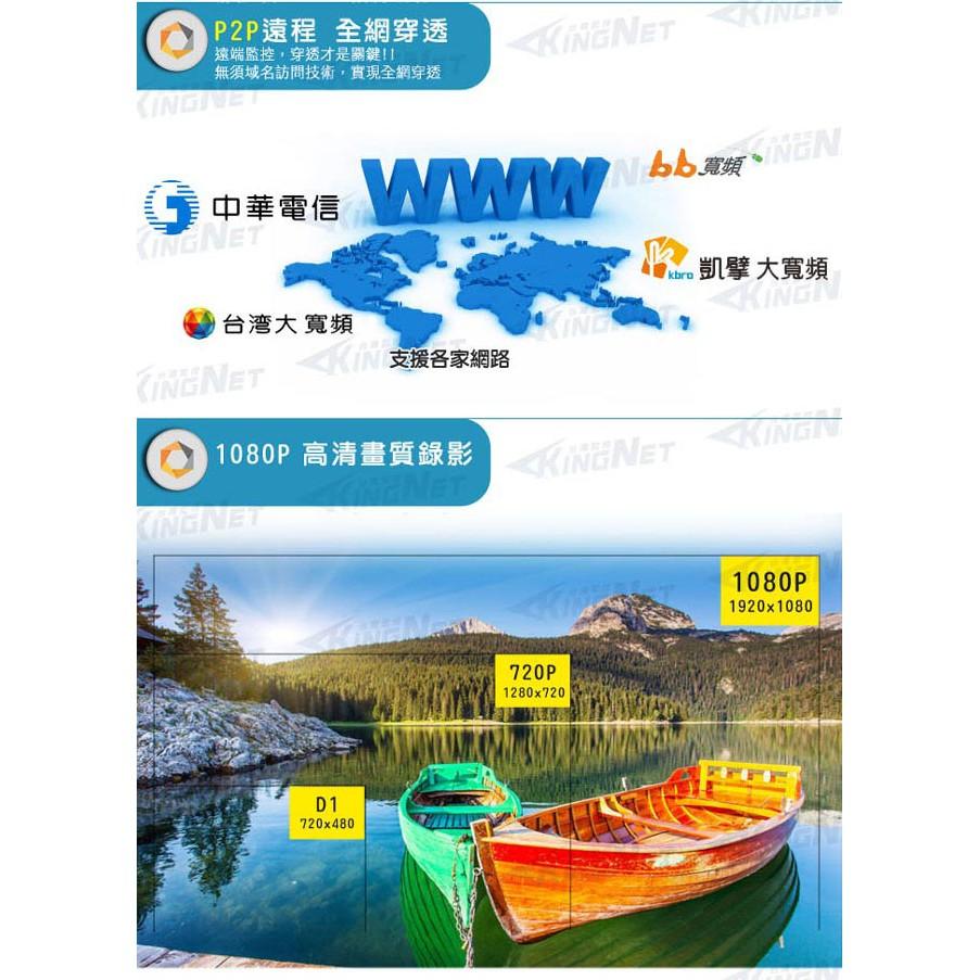 F【無名】監視器 8路8支 套餐 WIFI 1080P 防水槍型 紅外線夜視 手機遠端 防剪線支架 監控設備-細節圖7