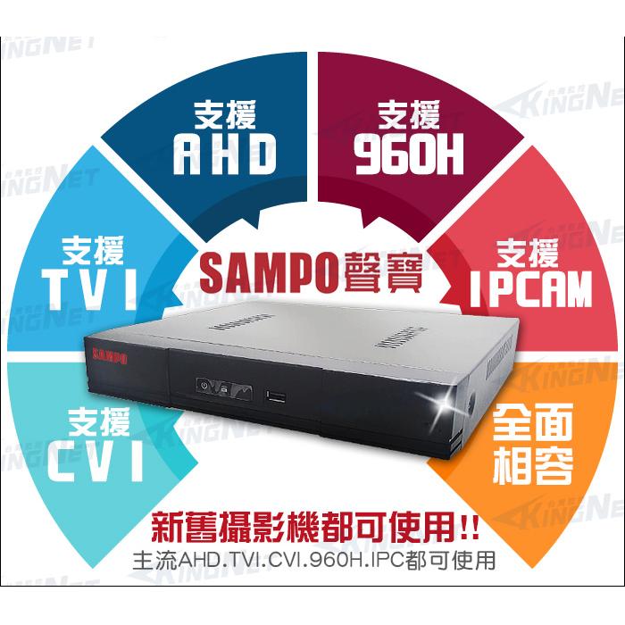P【無名】聲寶 SAMPO 監視器 8路監控主機 500萬 DVR 手機遠端 台製 遠端監控 4聲 8聲同軸 收音攝影機-細節圖2