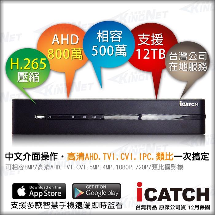 KMQ-0425 800萬 下殺 台製 監視器 可取 icatch 4路主機 同軸音頻 H.265 4K 監視器主機-細節圖6