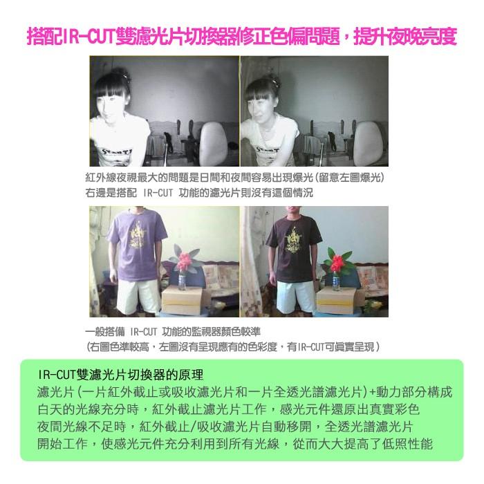 S【無名】類比 1000條 監視器 1000TVL 防水 紅外線 6陣列夜視攝影機 960H 130萬像素 附變壓器-細節圖5