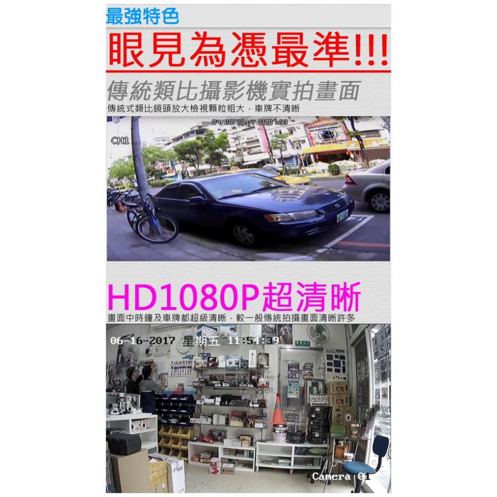 B無名-SONY 監視器 攝影機 AHD 1080P 紅外線 微奈米 防水槍型 監控鏡頭 夜視 含稅 開發票 AD-細節圖4