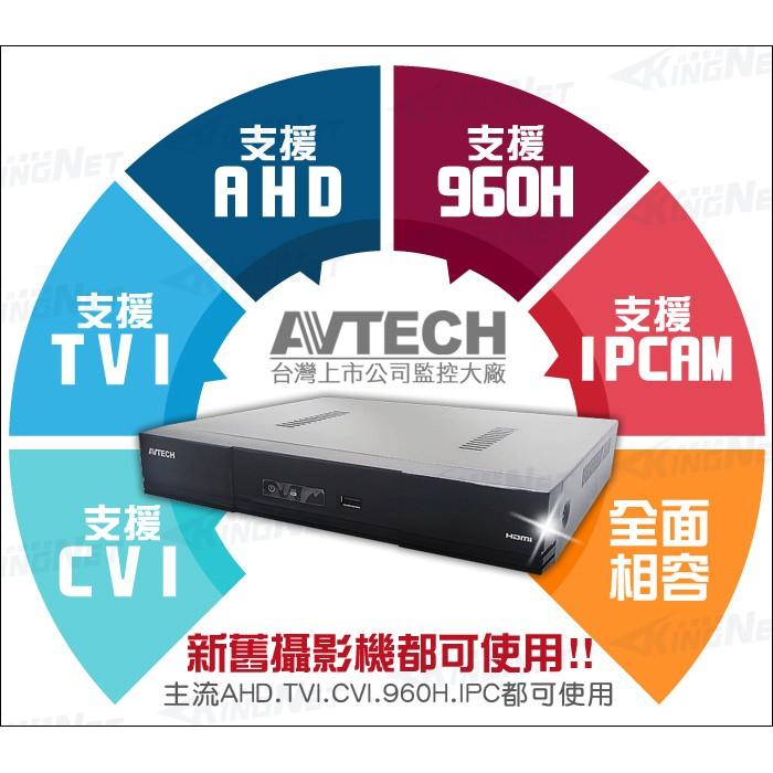 N【無名】監視器套餐 AVTECH 陞泰科技 500萬 16路16支 300萬鏡頭 1080P 夜視 台製 含稅-細節圖5