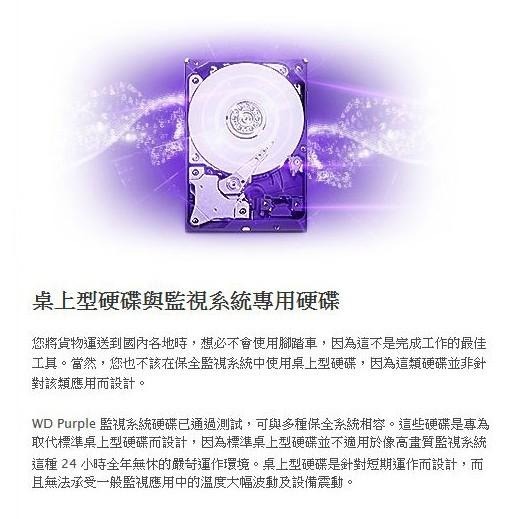 Z【無名】加購 WD Toshiba 紫標 監視器硬碟 監控專用 3T 3TB 3.5吋 SATA NVR DVR-細節圖8