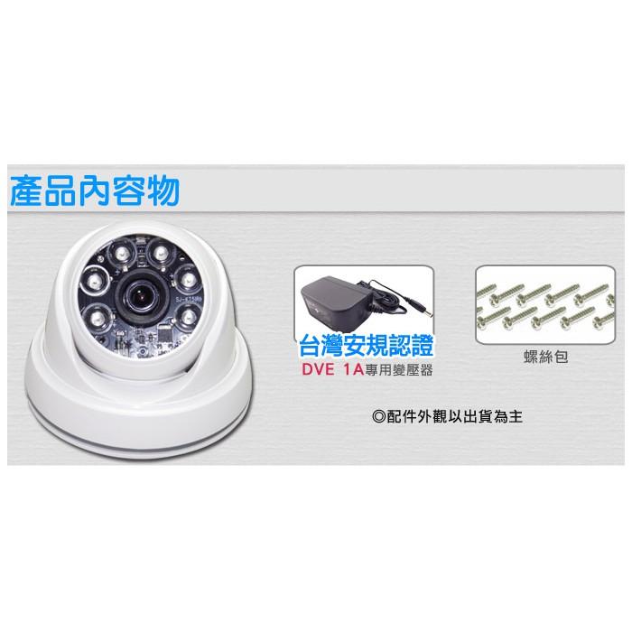 B【無名】監視器 SONY晶片 1080P AHD TVI CVI 960H 室內半球監視器 攝影機 含稅-細節圖8