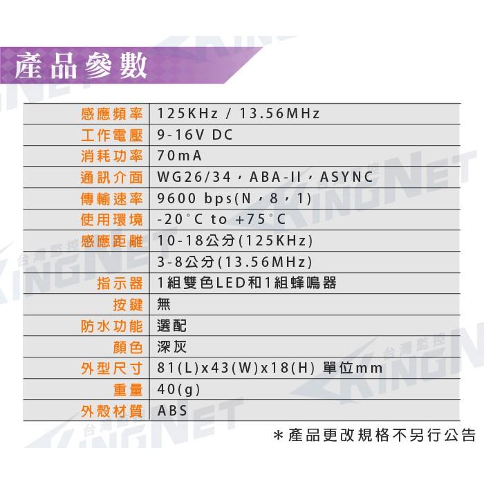 33無名-監視器 防拷型感應卡 Soyal唯根讀頭 Mifare防拷貝 台灣製造 防盜 讀卡機 管制系統 含稅 開發票-細節圖2