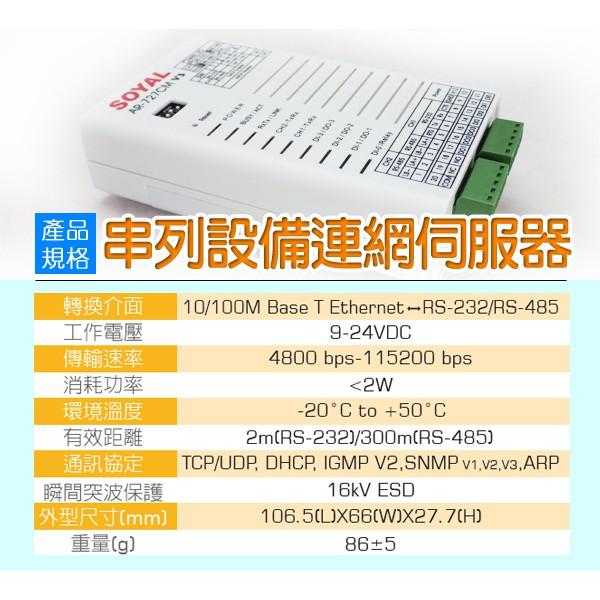 33無名-監視器 資料搜集器連網控制器 乙太網路轉RS-485轉換器 門禁卡機資料蒐集器 轉換器 台灣精品-細節圖2