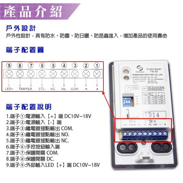 55無名-監視器 防盜感應式讀卡機 門禁/保全防盜主機設定/解除 店面 防歹徒 竊賊 小偷 營業所 含稅 開發票-細節圖3