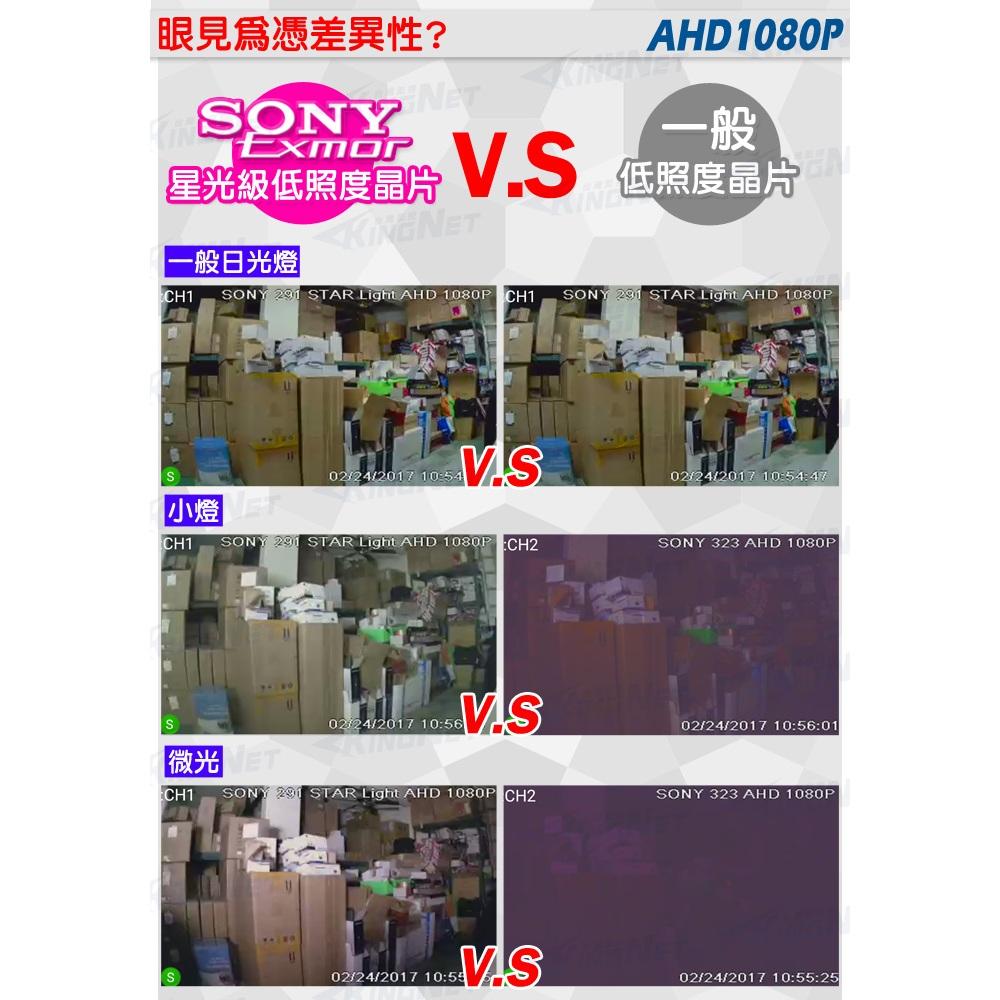 B【無名】SONY 監視器 攝影機 星光級 全彩 1080P AHD 防水防護罩 黑光級 含稅 SS AD-細節圖3