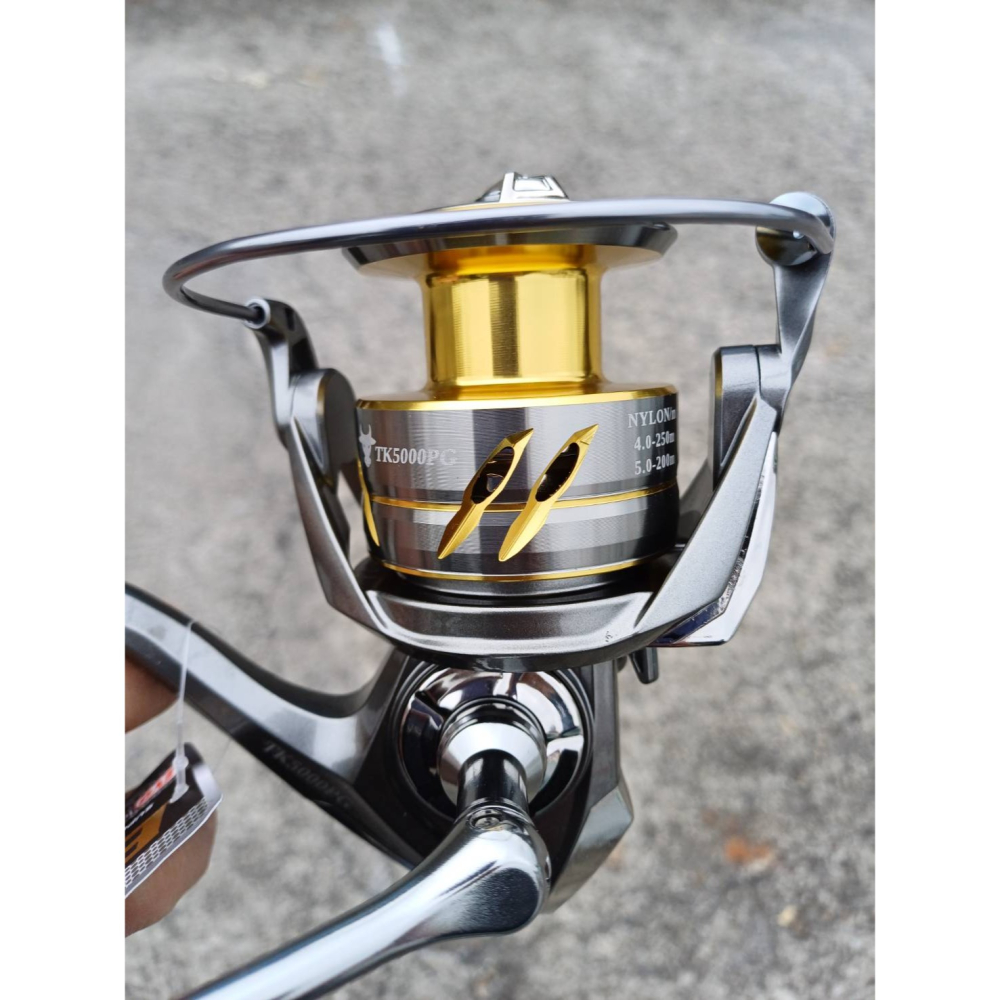 海力士 鐵殼牛二代 紡車捲線器 磯釣捲線器 海釣場捲線器-細節圖4