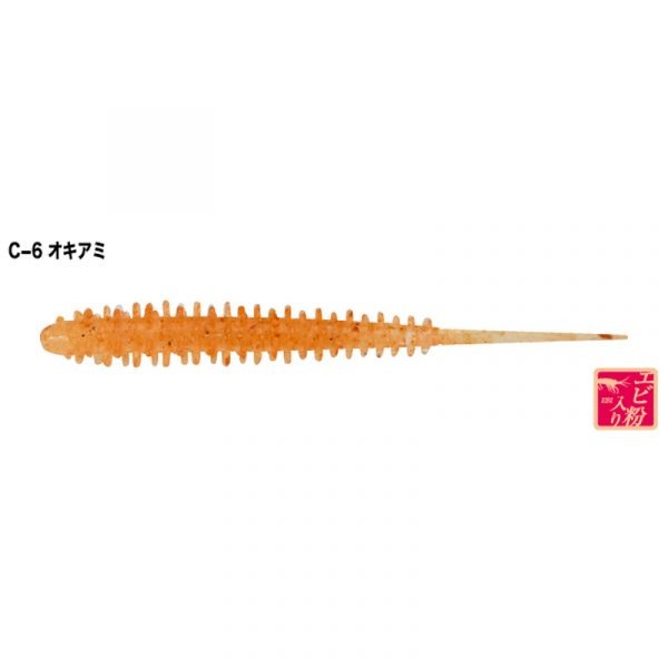 TICT Azing Bocco 軟蟲 2.5吋 假餌 路亞 蟲餌-規格圖4
