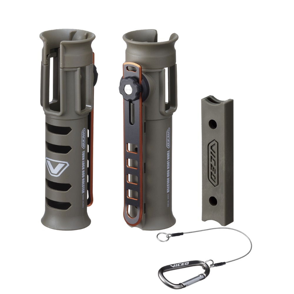 VICEO VC-305 置竿架 竿桶 竿筒 竿受 架竿器 360度置竿器 可腰掛 可鎖冰箱-規格圖9