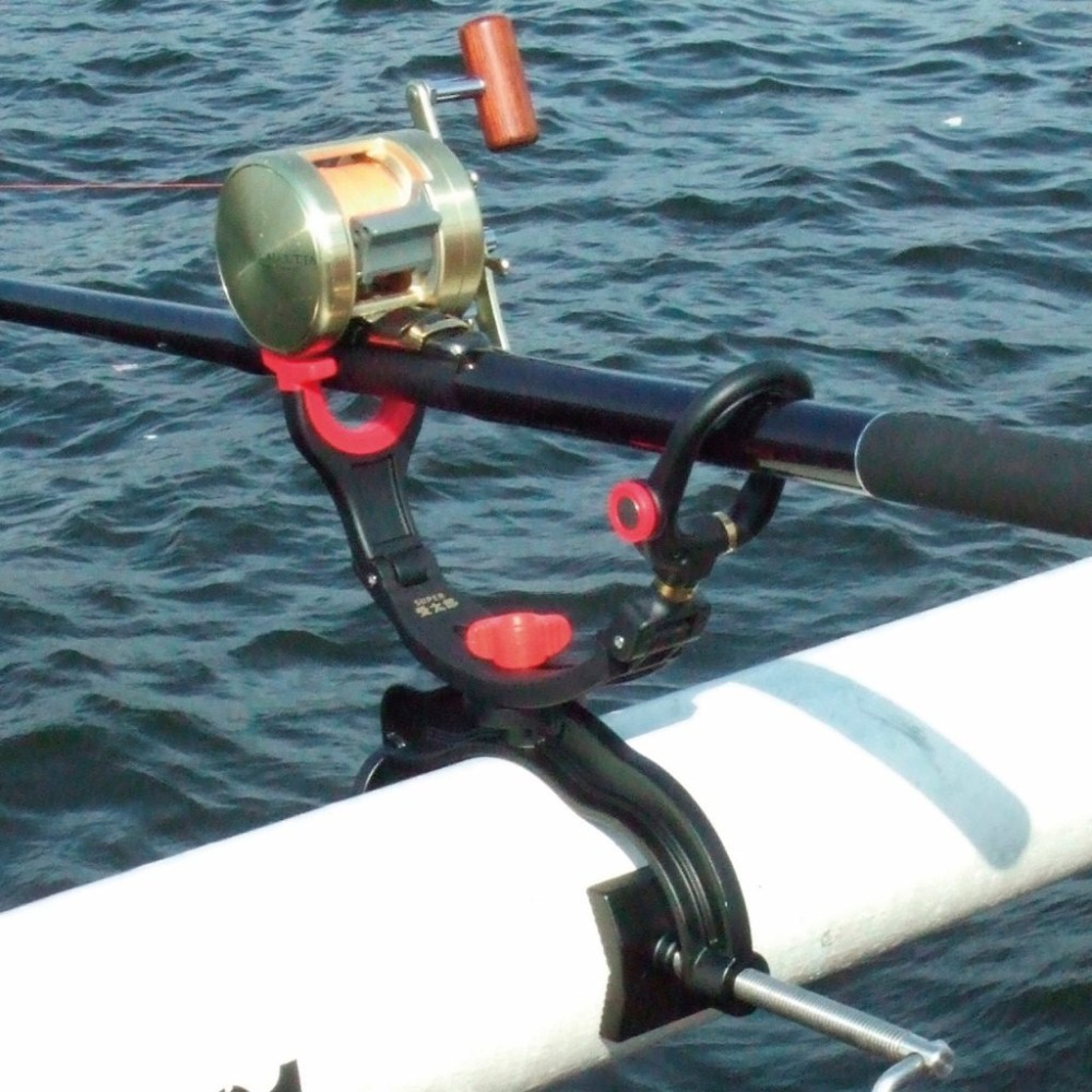 DAIICHISEIKO スーパーパイプ 受太郎 02029 船竿架 船釣置竿架 架竿器 竿架 竿受 竿掛 欄杆置竿架-細節圖6