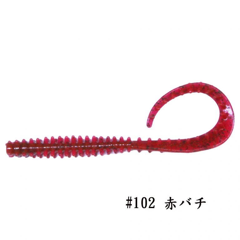 Crazy-ocean 海毛虫 Curly UKMC ノーマル 2.8吋 軟蟲 游動丸用軟蟲-規格圖1
