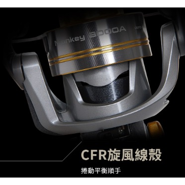 Okuma Monkey 紡車捲線器 捲線器 紡車捲 入門捲 猴子-細節圖4