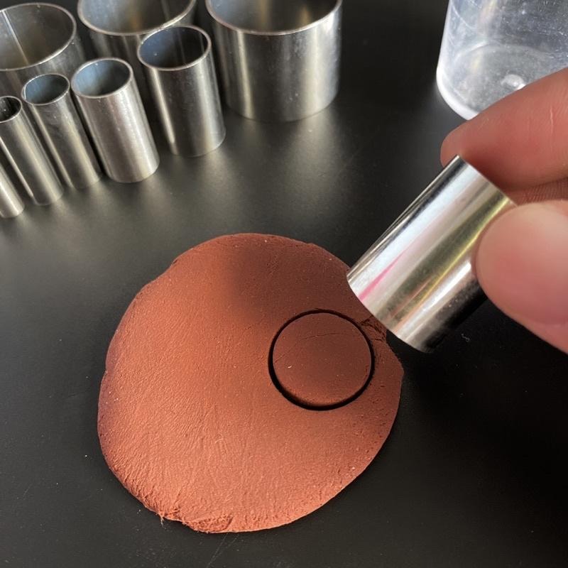 迷你金屬圓形切模12入組【河狸造物】軟陶 黏土 樹脂土 油土 模型 模具 翻糖工具 餅乾切模 美勞材料 手工藝工具-細節圖2