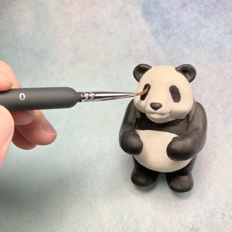 極細尼龍畫筆5入組【河狸造物】面相筆 圭筆 勾線筆 模型筆 水彩 壓克力 模型顏料 廣告顏料 粉彩 插畫  美術耗材-細節圖3