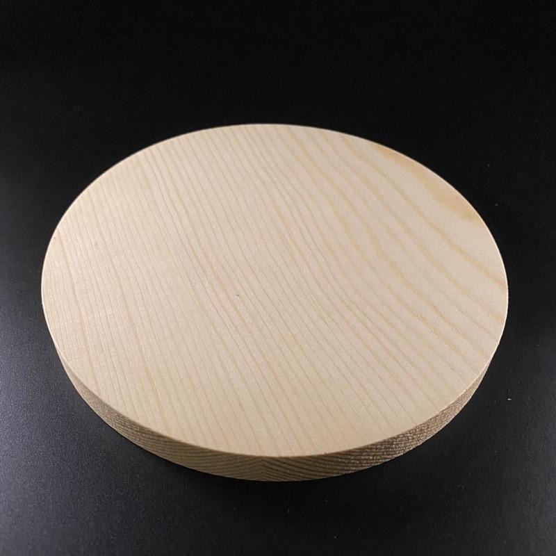 松木圓形木板 厚度1.5cm【河狸造物】底座 木頭墊 木片 實木板 模型 繪畫 裝飾 陳列道具 園藝 手工藝 diy-細節圖6