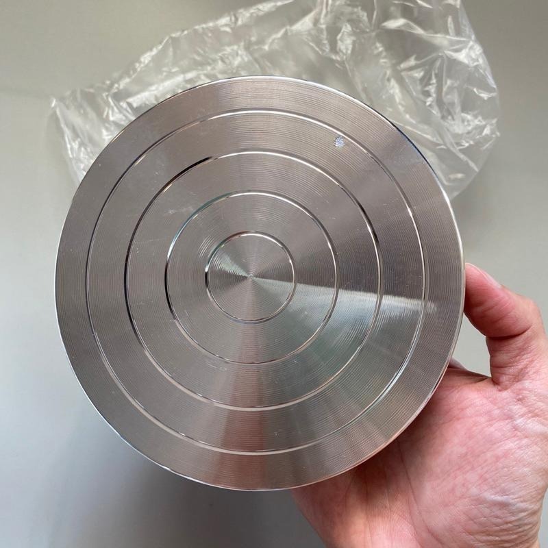 鋁合金多功能旋轉台【河狸造物】陶藝 陶瓷 油土 黏土雕塑 商品展示 烘培道具 蛋糕轉台 模型 陳列 包貨 噴漆-細節圖7