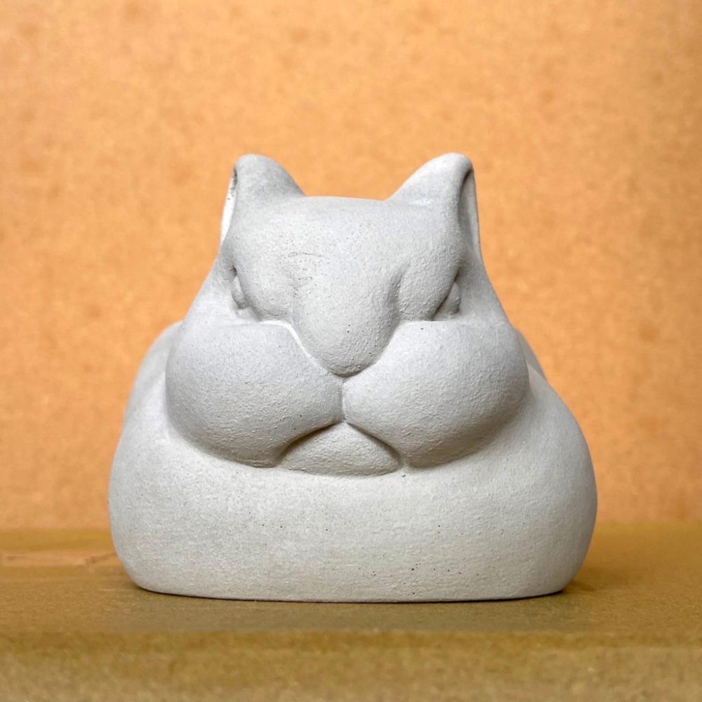 憤怒小兔手作水泥盆栽【河狸造物】多肉植物 植栽 景觀 花藝 手工 花盆 水泥盆 園藝 觀葉 療育裝飾 禮品-細節圖4