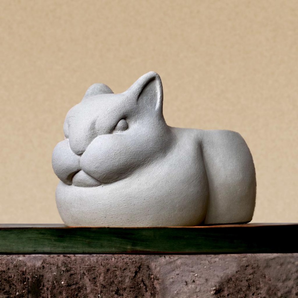 憤怒小兔手作水泥盆栽【河狸造物】多肉植物 植栽 景觀 花藝 手工 花盆 水泥盆 園藝 觀葉 療育裝飾 禮品-細節圖3