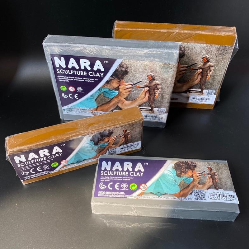 泰國 NARA Sculpture Clay 雕塑油土 灰&咖啡色 1&2磅【河狸造物】造型 雕塑 美術 創作 翻模-細節圖3