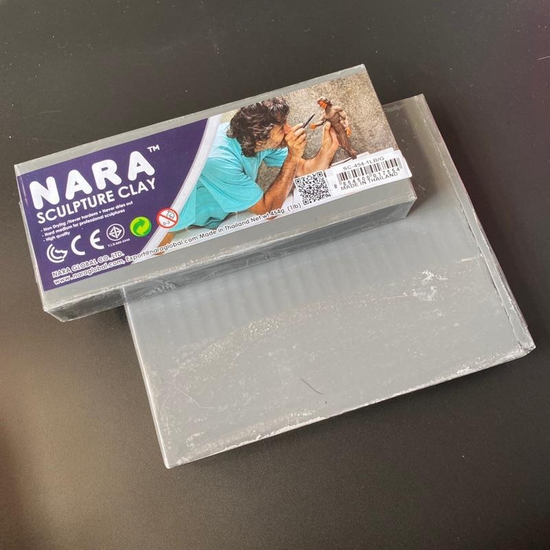 泰國 NARA Sculpture Clay 雕塑油土 灰&咖啡色 1&2磅【河狸造物】造型 雕塑 美術 創作 翻模-細節圖5