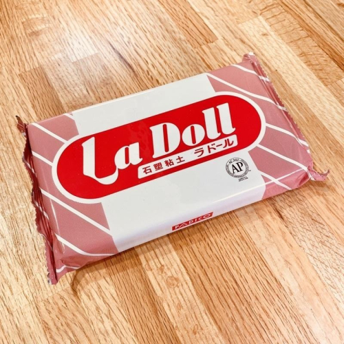 日本 La Doll 石粉黏土 白色 500g【河狸造物】PADICO 紙黏土 石塑土 公仔 袖珍 模型 娃娃 美勞