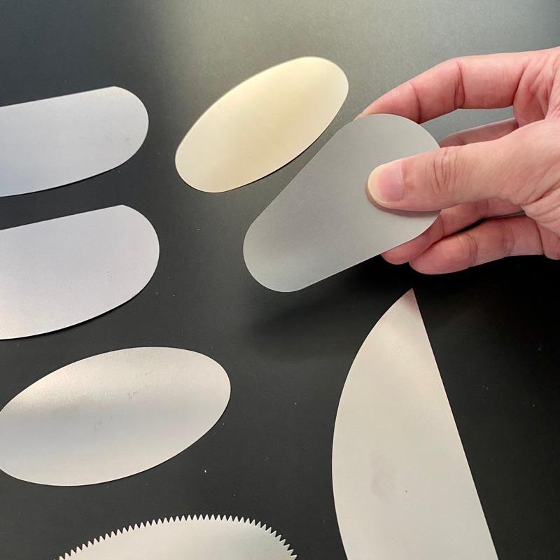 陶藝不鏽鋼修整刮片10入組【河狸造物】修坯刮片 陶土刮片 陶藝工具 刮刀 黏土 油土 切割工具-細節圖6