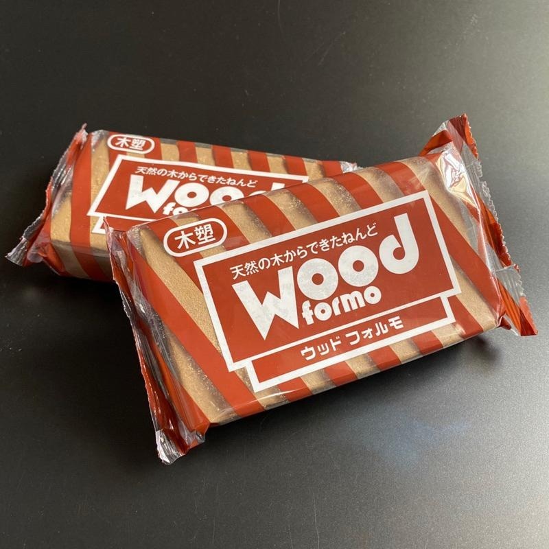 日本 WOOD FORMO 木塑土 500g【河狸造物】PADICO 木質黏土 餅乾土 紙黏土 公仔 袖珍 模型 美勞-細節圖2