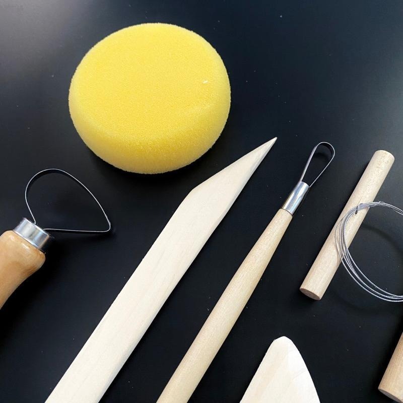 陶藝造型&修坯工具13入組【河狸造物】陶土工具 油土雕塑 陶瓷 手拉坏 黏土工具 造型工具 美術材料 藝術創作 陶藝課程-細節圖4